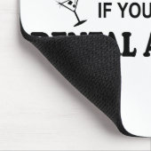 Getränk-auch - Zahnarzthelfer Mousepad (Ecke)