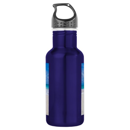 Getränk auf Strand Trinkflasche (Rückseite)