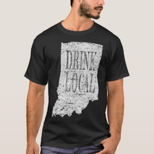 Getränk aus Indiana, Vintage, lokales Craft-Bier T-Shirt
