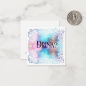 *~* GETRÄNK? Beziehung AP63 flache Note Card Mitteilungskarte (Vorderseite/Rückseite Beispiel)