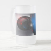 Getränk-Bier-Bier Stein Mattglas Bierglas (Vorderseite Links)