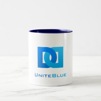 Getränk-Blau Zweifarbige Tasse