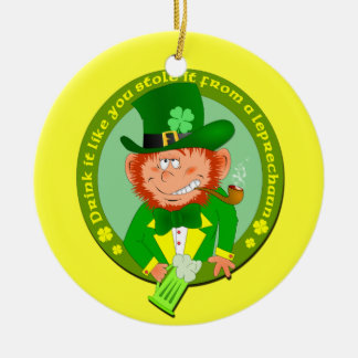 Getränk, das es Sie mag, stahl es Verzierung Keramik Ornament