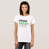 Getränk-grüner Saft T-Shirt (Vorne ganz)