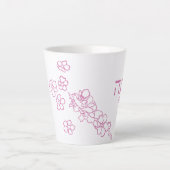 “Getränk” | Hebräische Tasse | Rosa (Vorderseite)