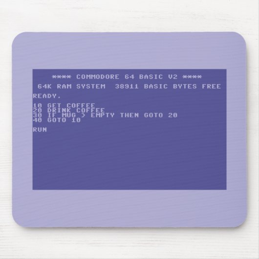 Getränk-Kaffee-grundlegendes Mousepad (Vorne)