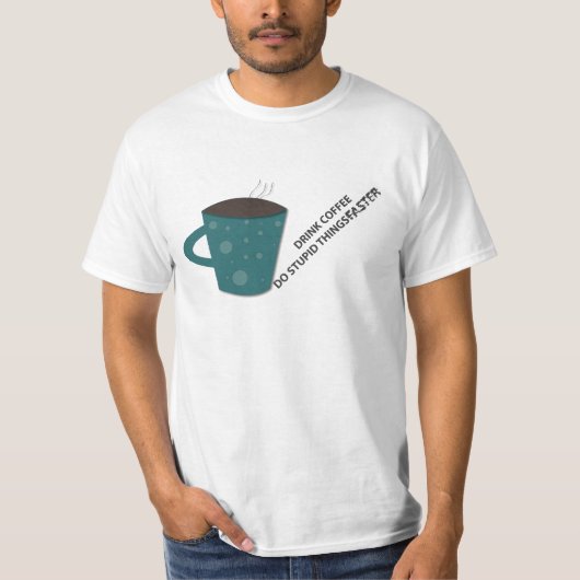 Getränk-Kaffee T-Shirt (Vorderseite)