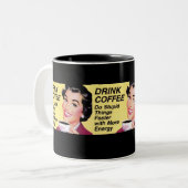 Getränk-Kaffee Zweifarbige Tasse (Vorderseite Links)