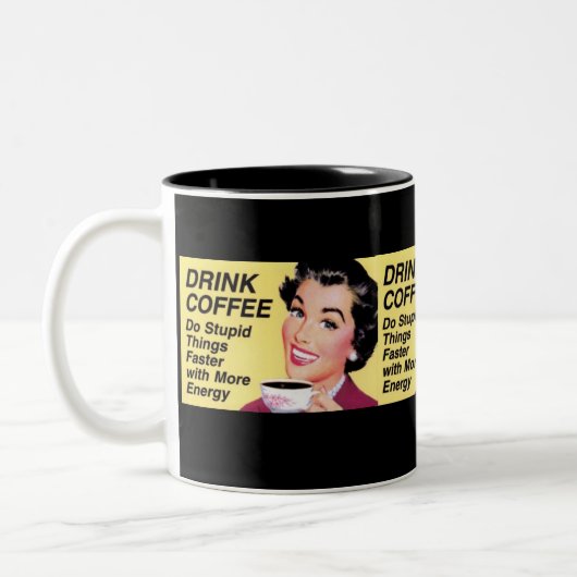 Getränk-Kaffee Zweifarbige Tasse (Links)