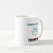 Getränk-Liberaler zerreißt TASSE! TRUMP2016 Kaffeetasse (VorderseiteRechts)