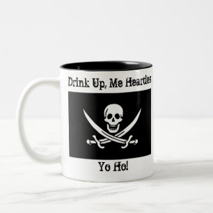 Getränk oben, ich Hearties Yo Ho! Zweifarbige Tasse