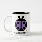 Getränk-Tasse des Bündnis-PCDH19 Zweifarbige Tasse (Links)