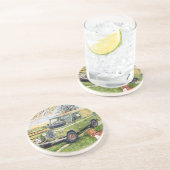 Getränk-Untersetzer des Sandsteins heißer Untersetzer (Seite)