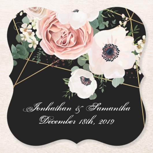 Getränk-Untersetzer-geometrisches Untersetzer (Vorderseite)