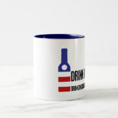 Getränk Zwei-Tonte liberal Tasse (Mittel)