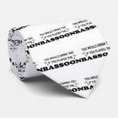 Getränkauch - Bassoon Krawatte (Gerollt)