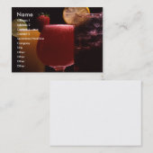 Getränke 1 Karte (Vorne/Hinten)