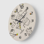Getränke Acryl Uhr (Winkel)