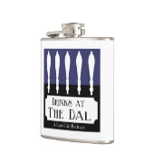 Getränke am Dal-Logo Flachmann (Links)