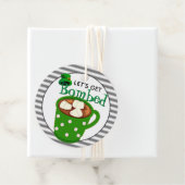 Getränke am Sankt Patrick-Tag | Heiße Kakaombe Geschenkanhänger (Beispiel)