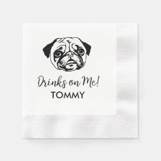 GETRÄNKE AUF ME Cocktail Napkins Mops Serviette