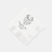 Getränke auf mir Cocktail Haustiere Napkins Hochze Serviette (Ecke)