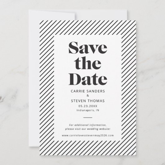 Getränke auf unserer sonnigen Hochzeit retten das  Save The Date (Rückseite)