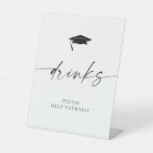 Getränke aus Minimalistischem Abschluss Sockelschild (Vorderseite)