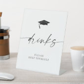 Getränke aus Minimalistischem Abschluss Sockelschild (In SItu)