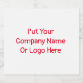 Getränke-Etiketten und -Aufkleber Schaumweinetikett (Einzelnes Label)