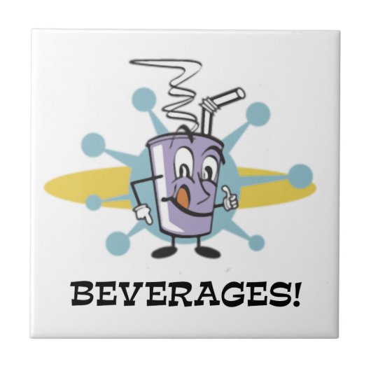 Getränke Fliese (Vorderseite)