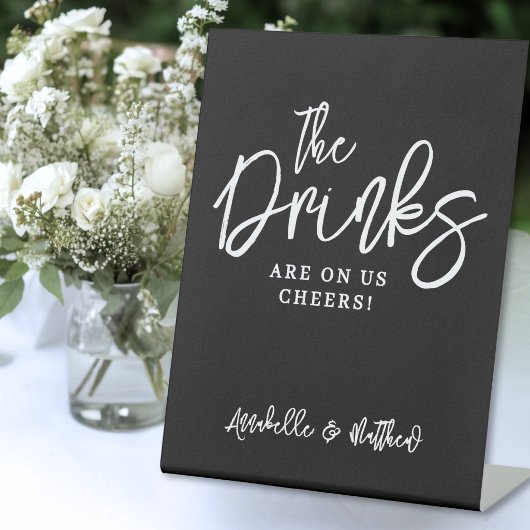 Getränke Frei Bar Schild