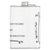 Getränke für Daten-Nerd-Flasche 2 Flachmann (Rückseite)