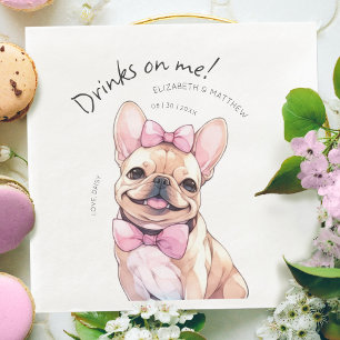 Getränke Gehen Auf Mich Französische Bulldogge Aqu Serviette