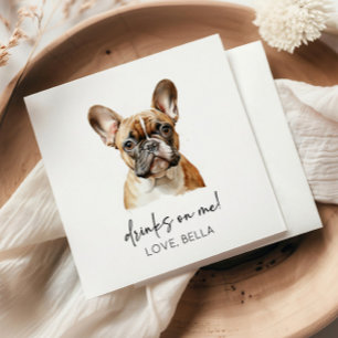 Getränke Gehen Auf Mich! Französische Bulldogge Hu Serviette