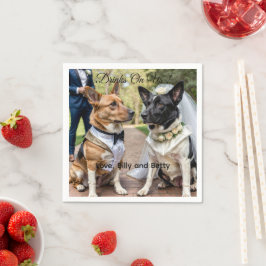 Getränke Gehen Auf Uns Einfaches Foto Cute Lustige Serviette