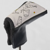 Getränke Golf Putter Abdeckung Headcover (3/4 Vorderseite)