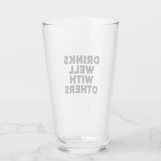 Getränke gut mit anderen glas (Rückseite)