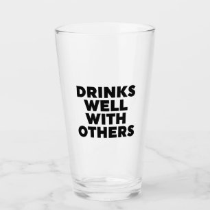 Getränke gut mit anderen glas