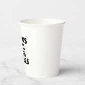 Getränke gut mit anderen Gläsern Pappbecher (Links)