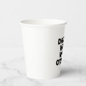 Getränke gut mit anderen Gläsern Pappbecher (Rechts)