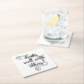 Getränke gut mit anderen rechteckiger pappuntersetzer (Vor Ort)