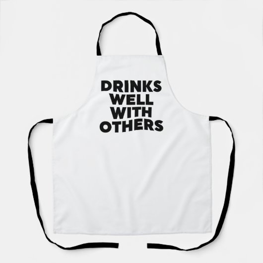 Getränke gut mit anderen schürze (Vorderseite)