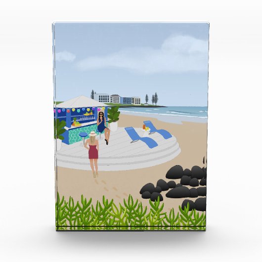 Getränke im Beach Bar Fotoblock (Vorderseite)