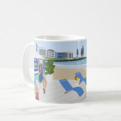Getränke im Beach Bar Kaffeetasse (Vorderseite Links)