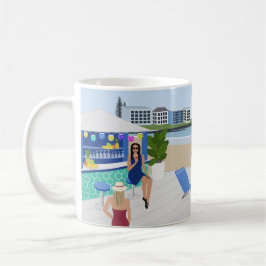 Getränke im Beach Bar Kaffeetasse