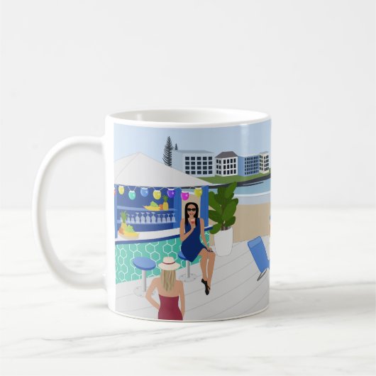 Getränke im Beach Bar Kaffeetasse (Links)