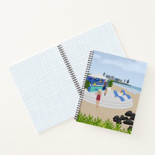 Getränke im Beach Bar Notizblock (Innenseite)