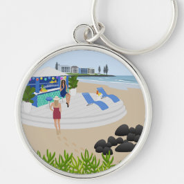 Getränke im Beach Bar Schlüsselanhänger