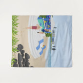 Getränke im Beach Bar Wandteppich (Vorderseite (Horizontal))